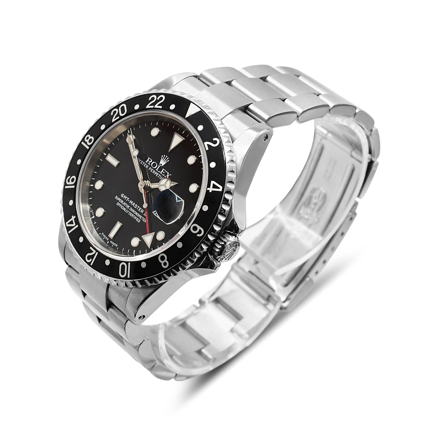 Rolex GMT Master II 40mm Steel Watch - Ref: 16710