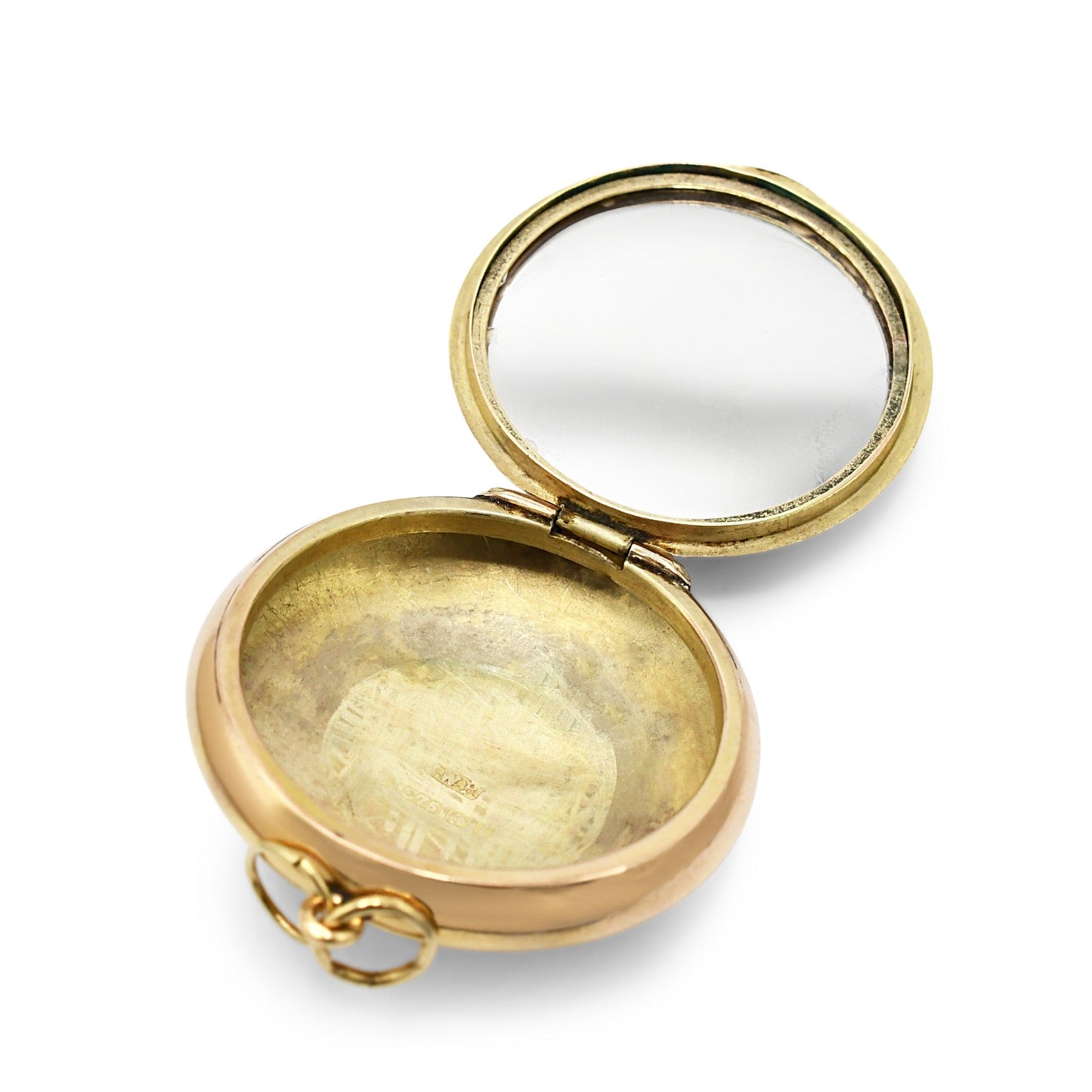 Antique 9ct Gold 'Dearest' Pill Box By J W Kirwan & Co Circa 1908