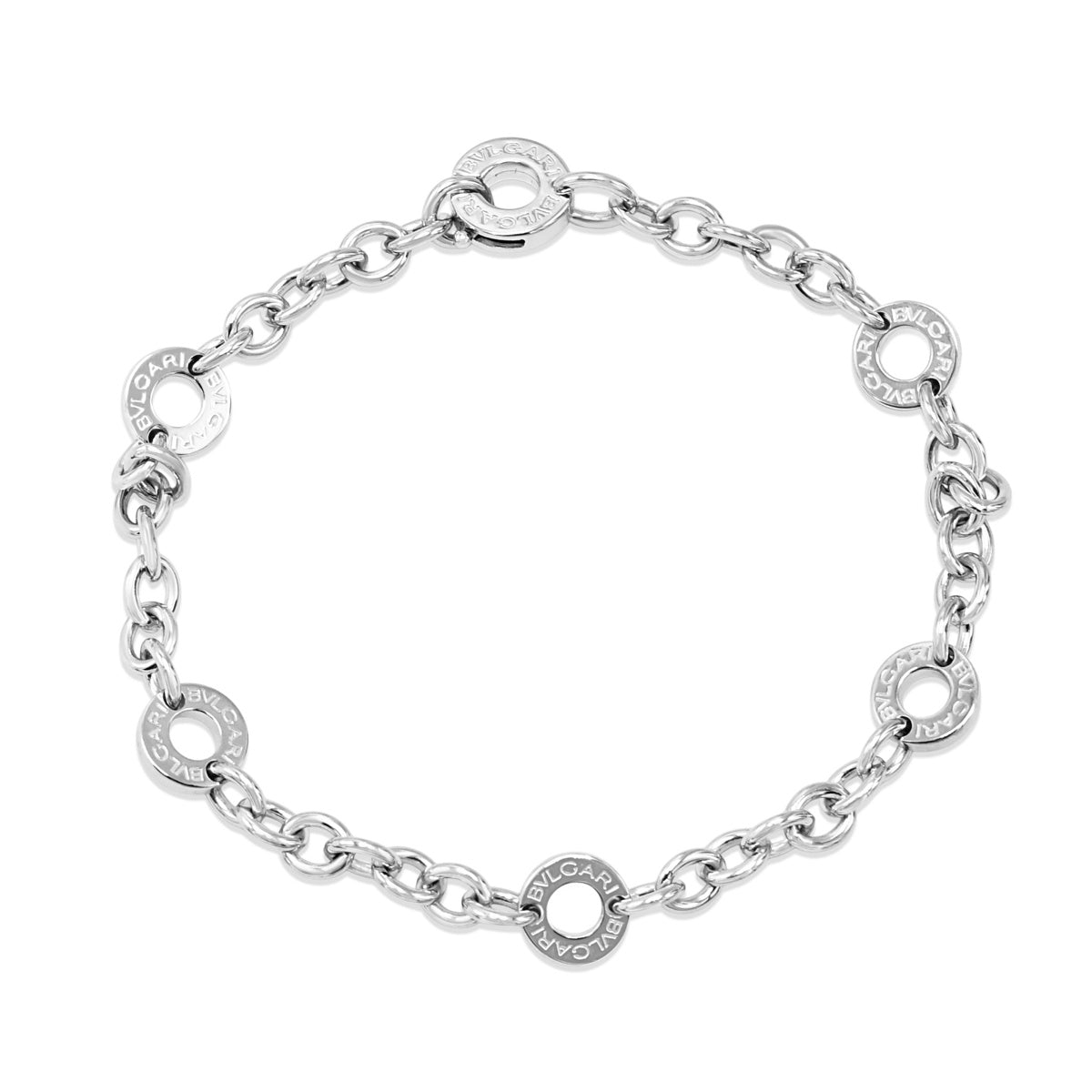 Bvlgari "Bvlgari Bvlgari" Charm Bracelet