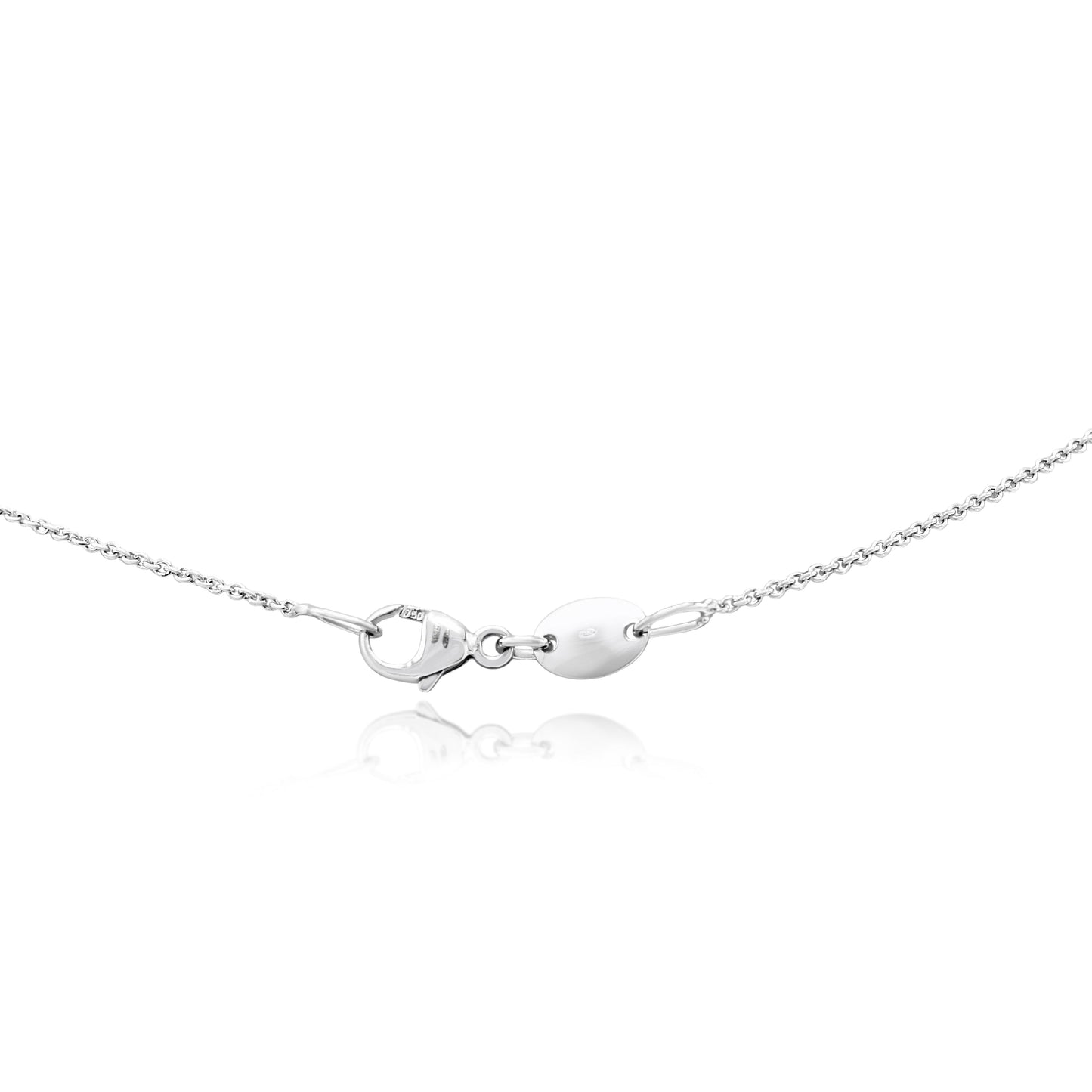 RABAT Brilliant Cut Diamond Cross On Chain - 18ct White Gold