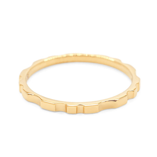 De Beers RVL Band Ring Size 62 - 18ct Yellow Gold
