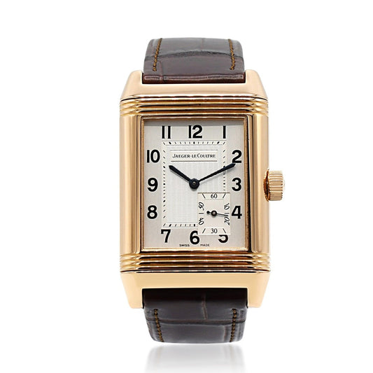 Jaeger- LeCoultre Reverso Grand Reserve 8 Day Watch - 18ct Rose Gold