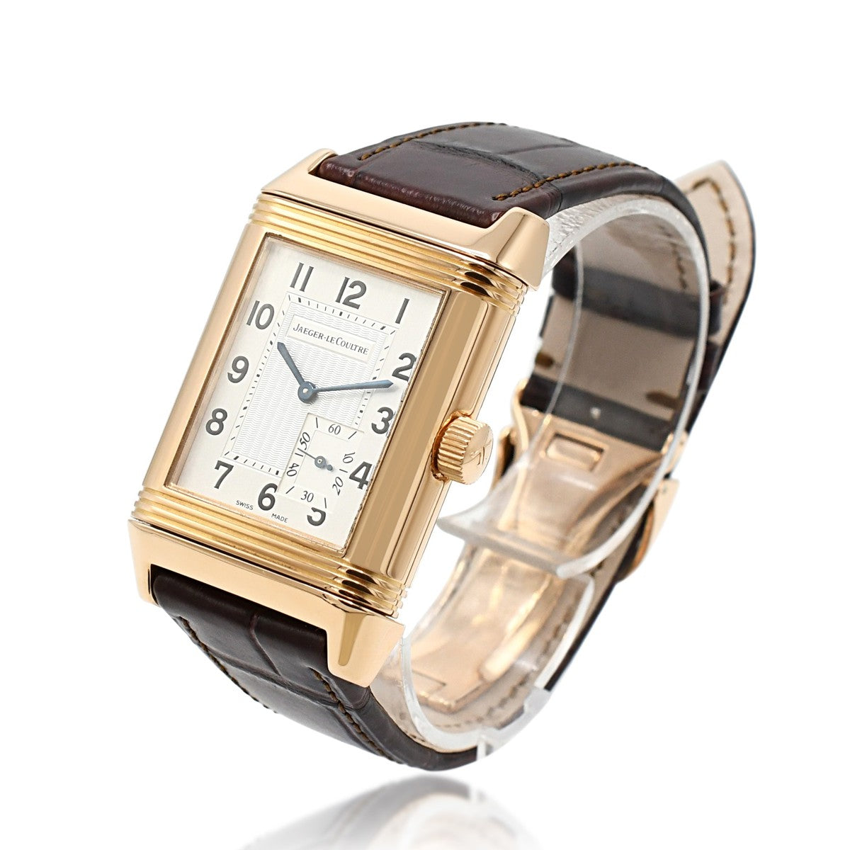Jaeger- LeCoultre Reverso Grand Reserve 8 Day Watch - 18ct Rose Gold
