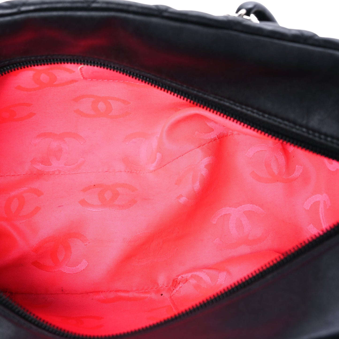 Chanel Calfskin Quilted Large Cambon Multipocket Reporter Black