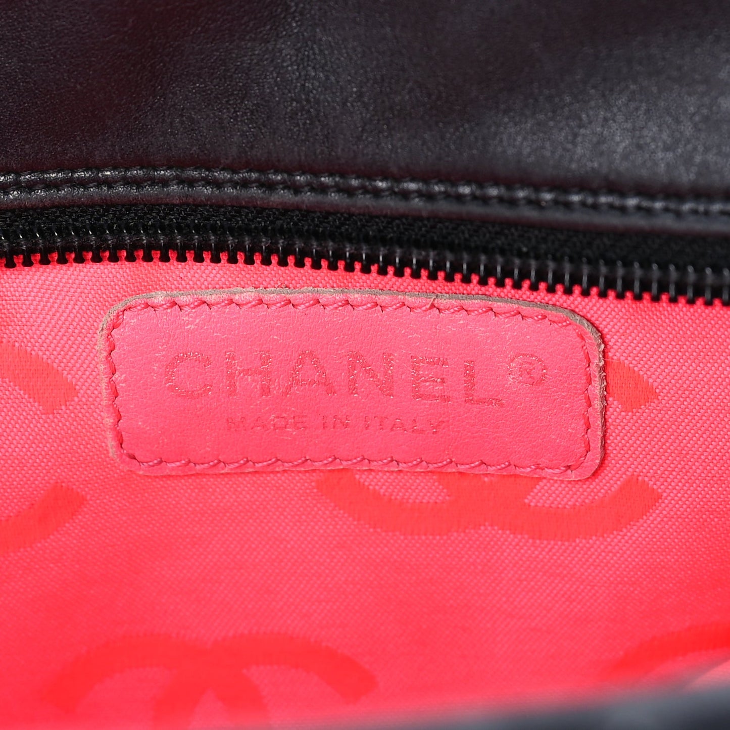 Chanel Calfskin Quilted Large Cambon Multipocket Reporter Black
