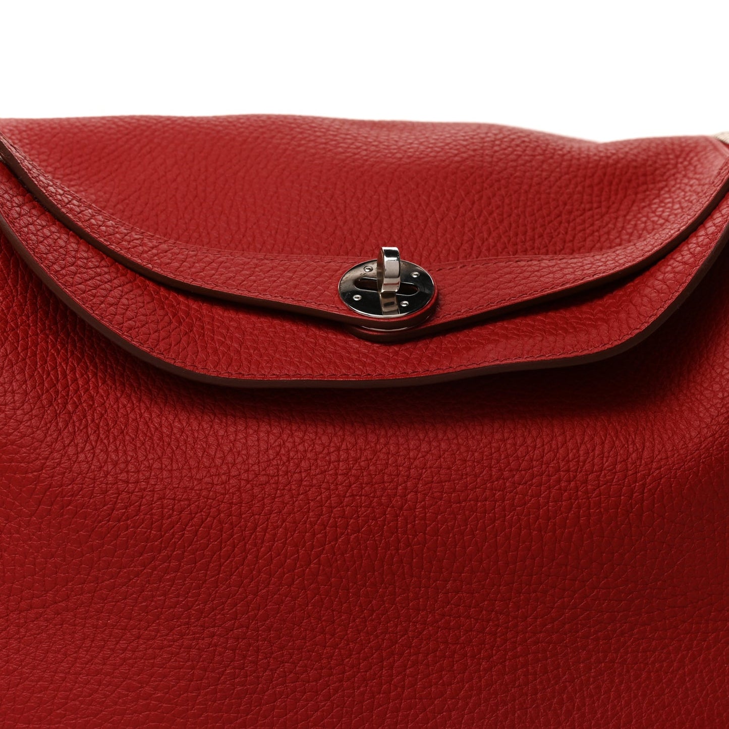 Hermes Taurillon Clemence Lindy 34 Rouge Garance