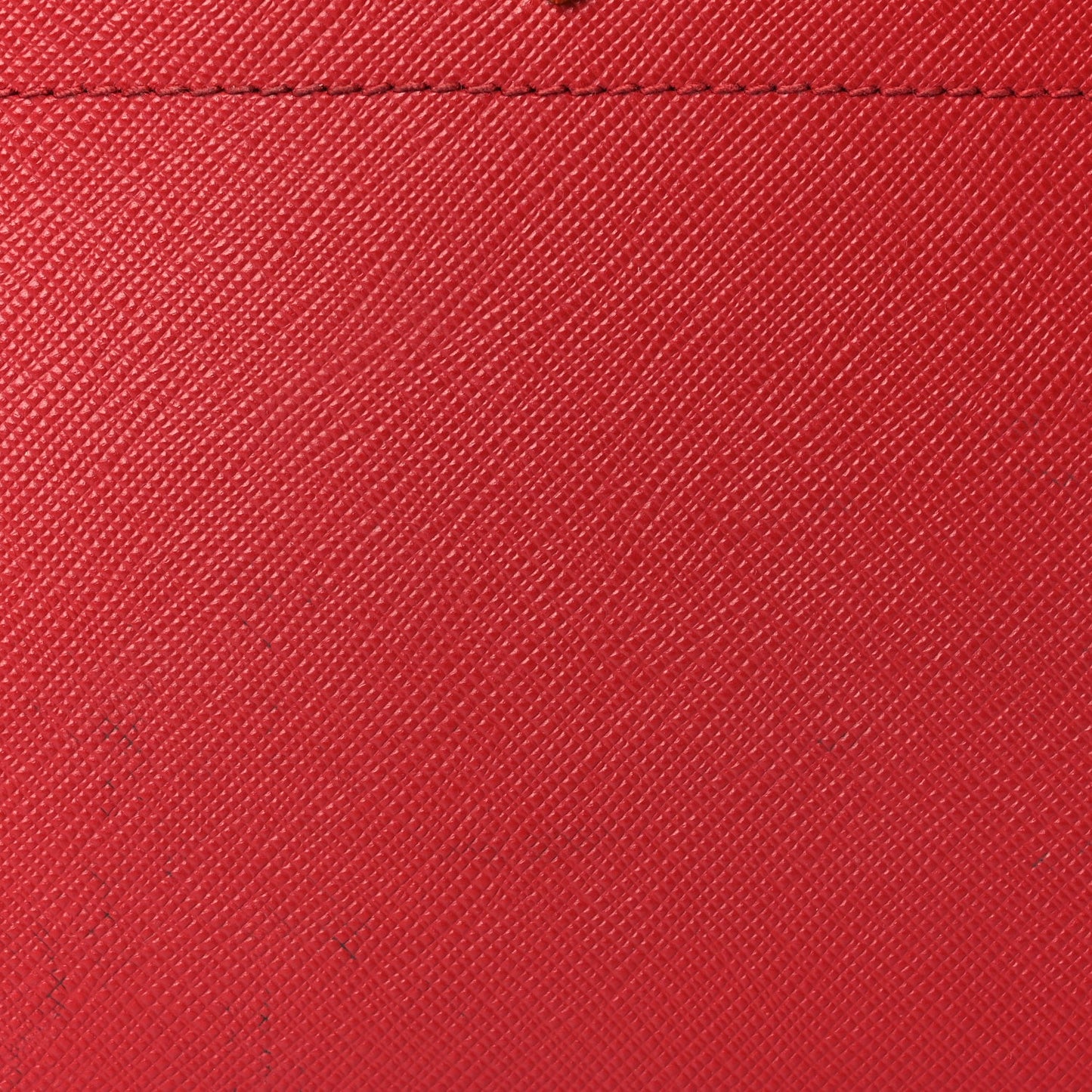 Prada Saffiano Soft Calfskin Esplanade Crossbody Bag Fuoco