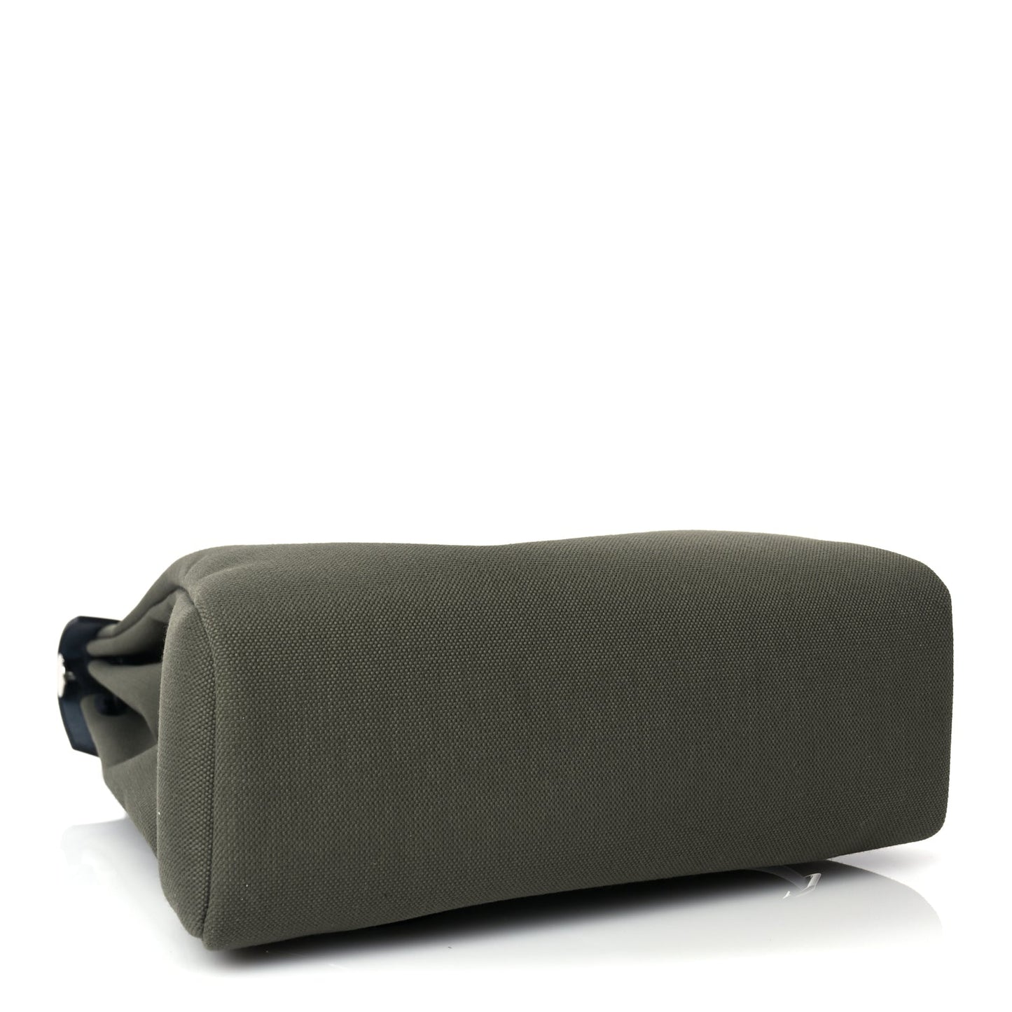 Hermes Military Toile Vache Hunter Herbag a Dos Zip Retourne Backpack Vert De Gris Black