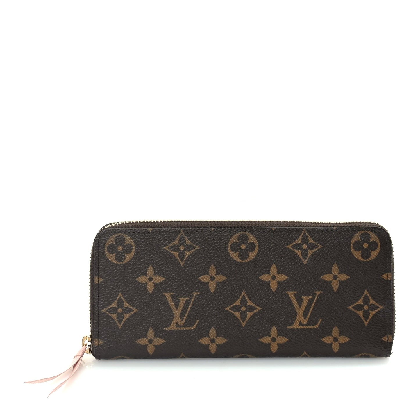 Louis Vuitton Monogram Clemence Wallet  Rose Ballerine