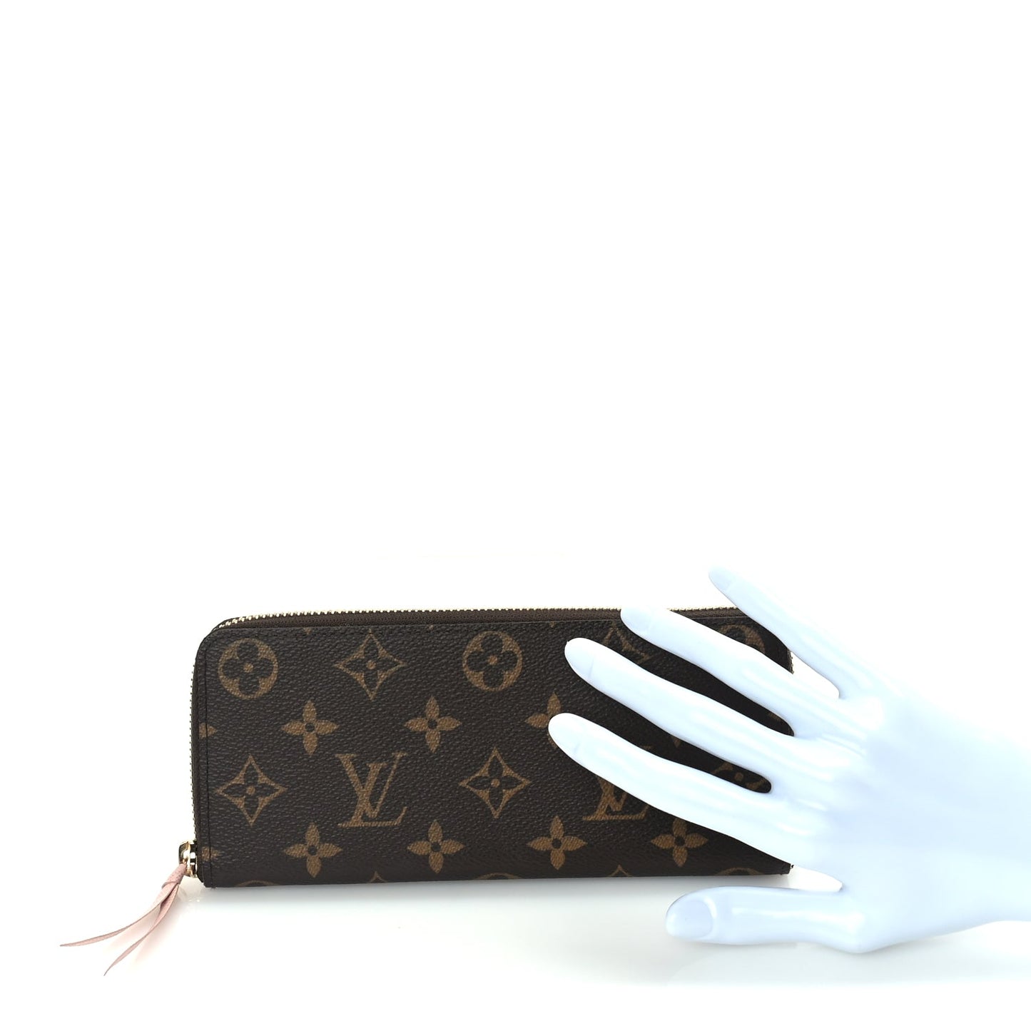 Louis Vuitton Monogram Clemence Wallet  Rose Ballerine