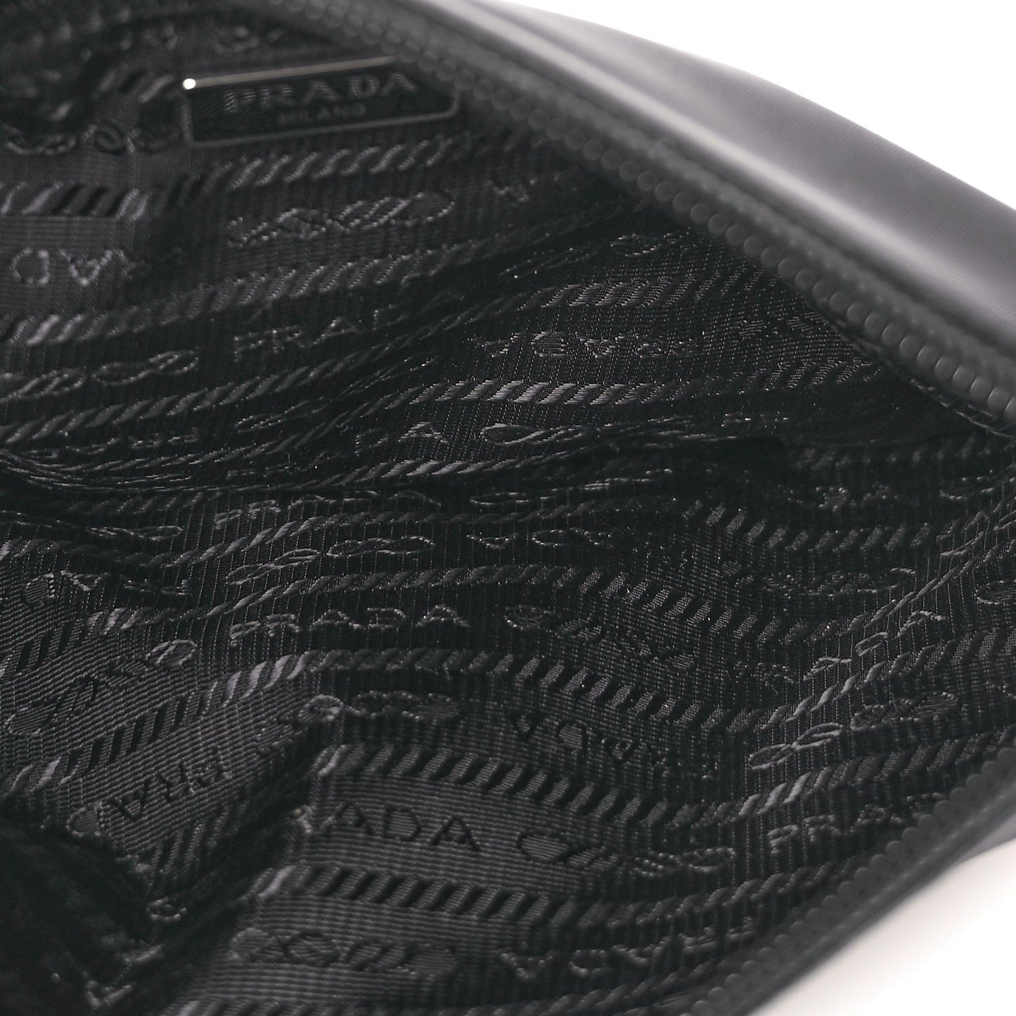 Prada Re-Nylon Vela Pouch Black