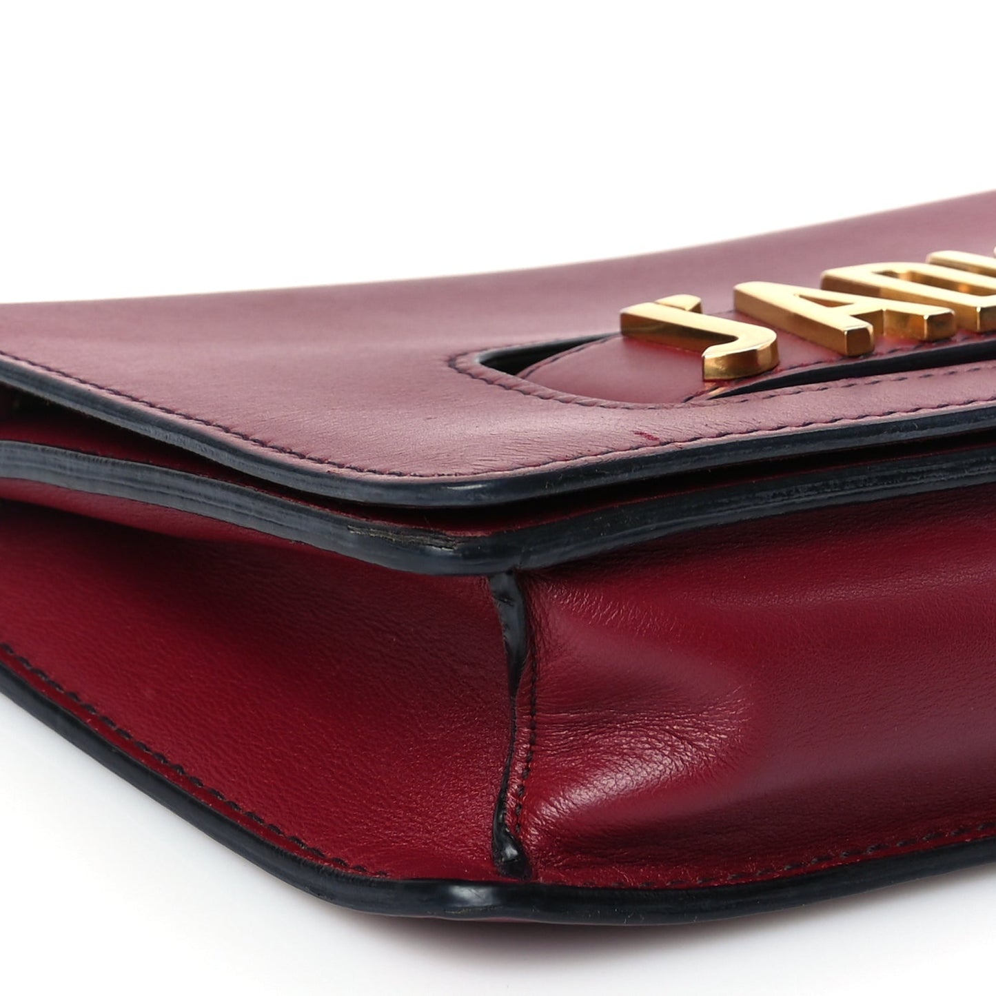 Christian Dior Calfskin J'Adior Chain Flap Bag Red