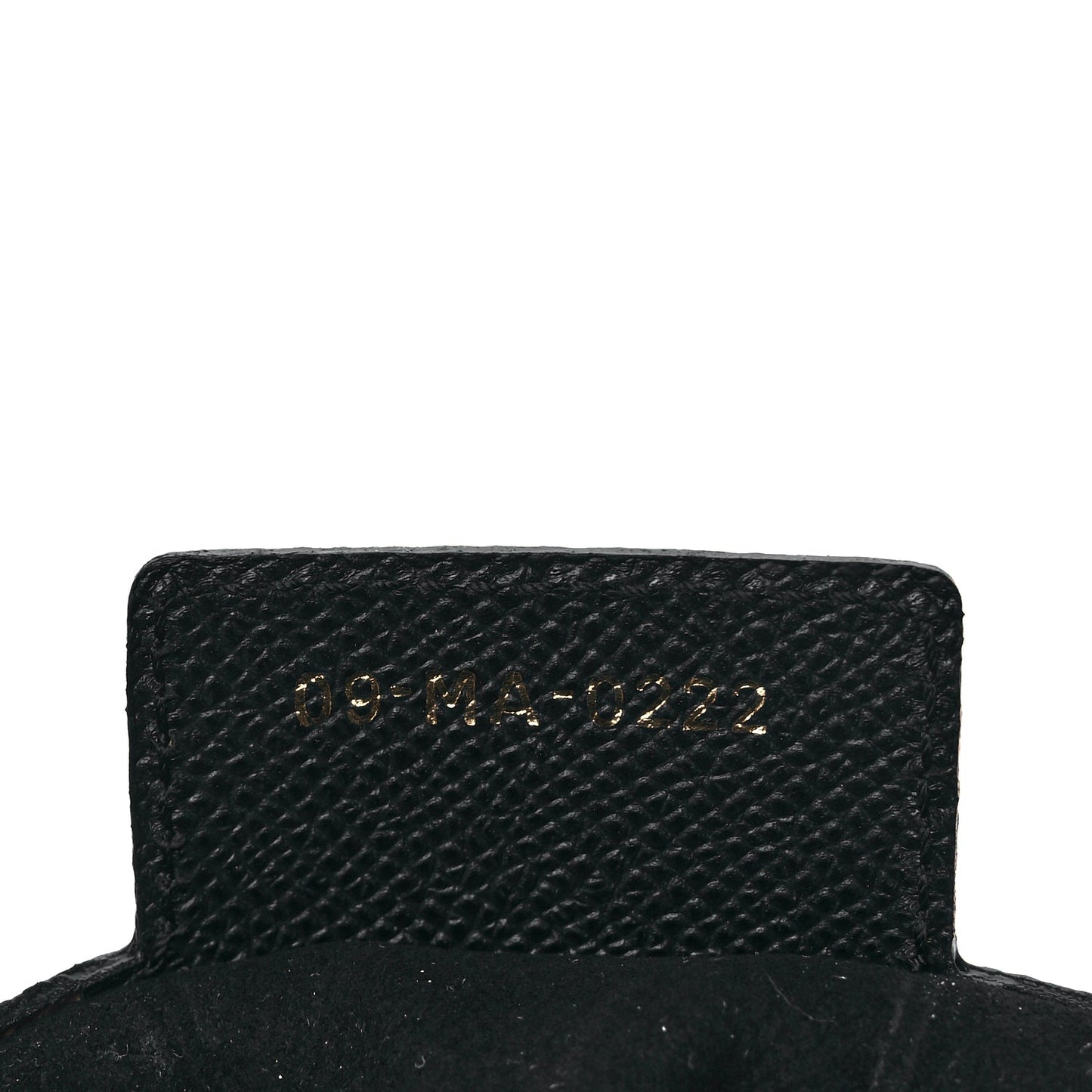 Christian Dior Grained Calfskin Saddle Bag Black