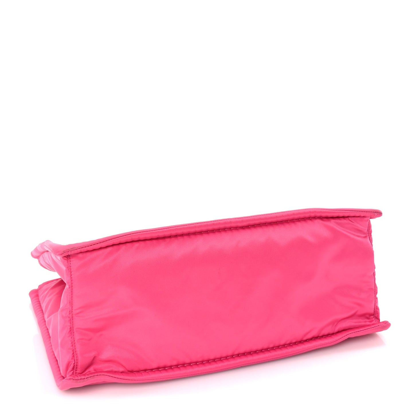 Prada Tessuto Nylon Chain Tote  Fuxia