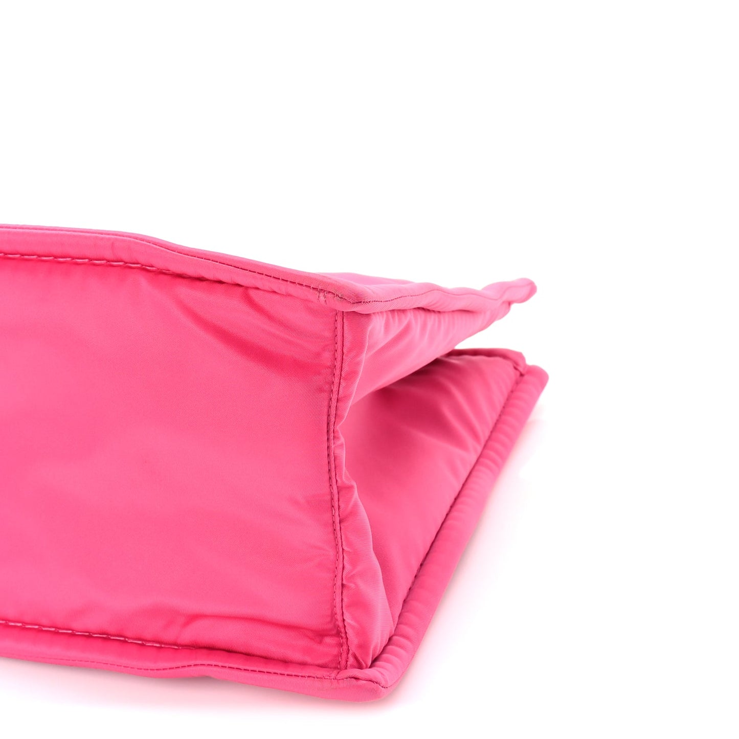 Prada Tessuto Nylon Chain Tote  Fuxia
