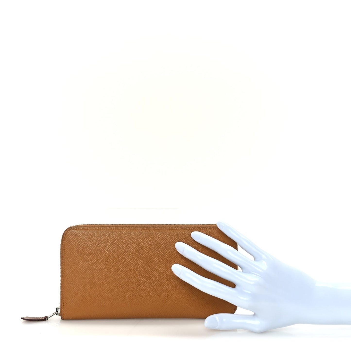 Hermes Epsom Silk'In Wallet Sesame