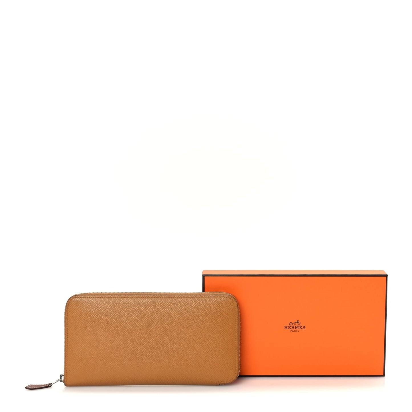 Hermes Epsom Silk'In Wallet Sesame
