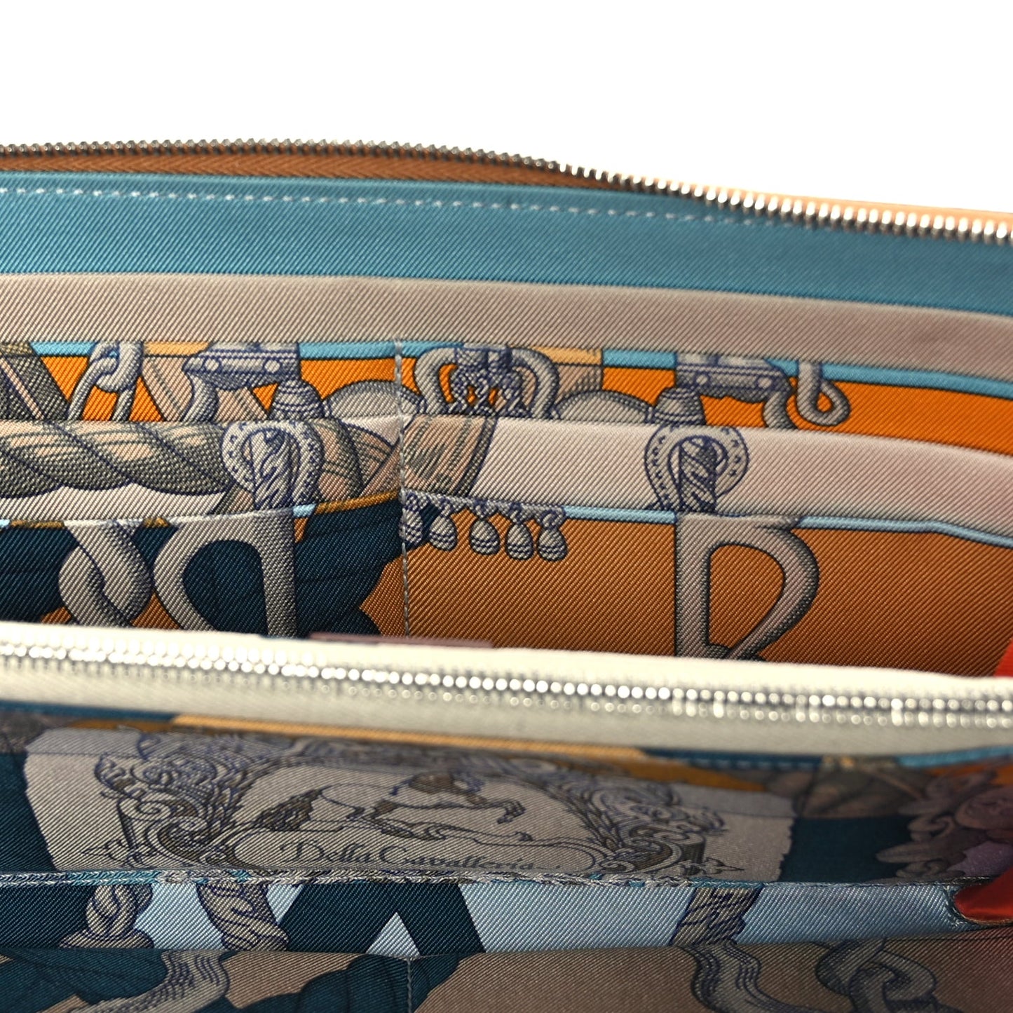 Hermes Epsom Silk'In Wallet Sesame
