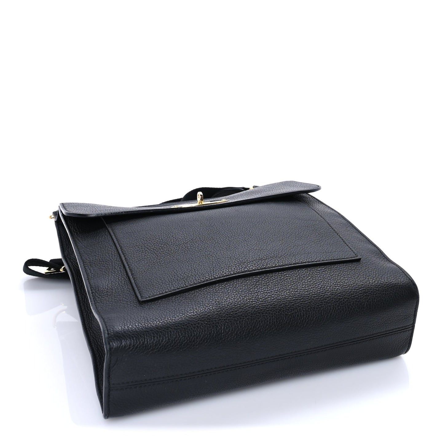 Mulberry Natural Grain Calfskin Antony Messenger Crossbody  Black