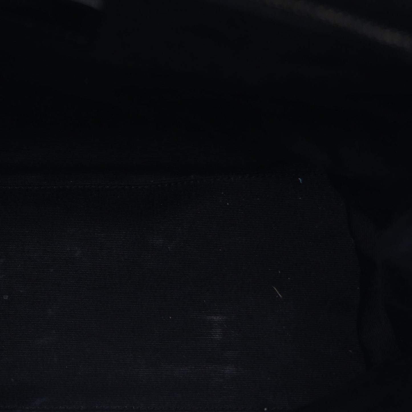 Saint Laurent Calfskin Y Quilted Monogram Medium Loulou Backpack  Black