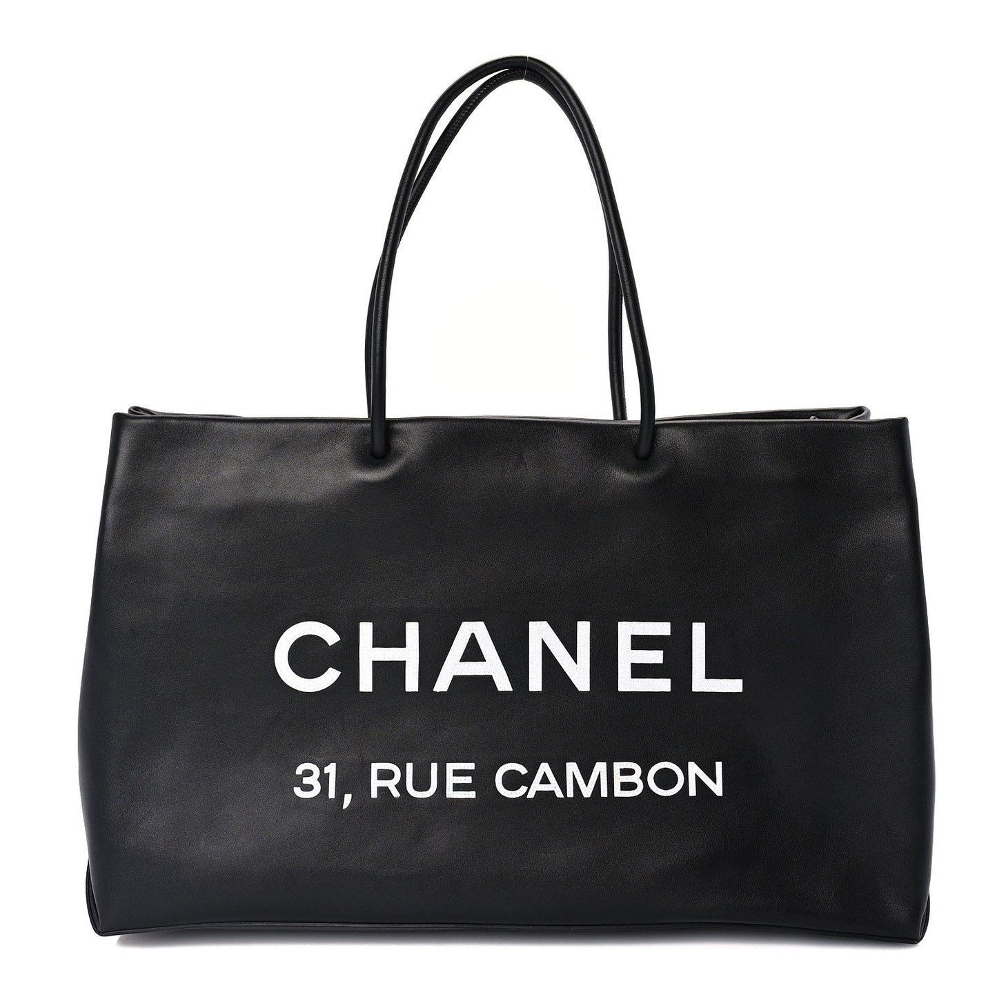 Chanel Calfskin Large Essential 31 Rue Cambon Tote Black