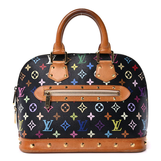 Louis Vuitton Monogram Multicolor Alma Black