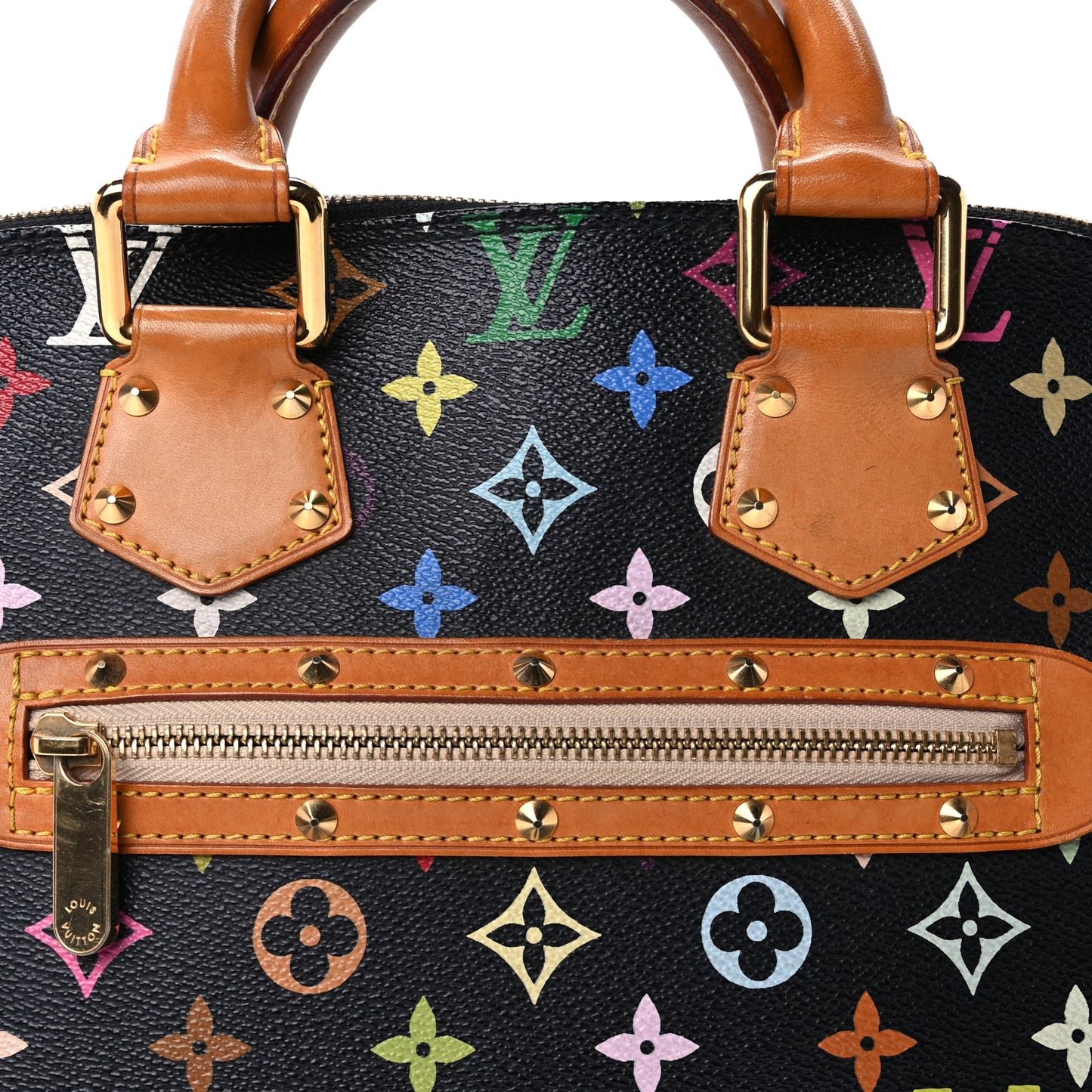 Louis Vuitton Monogram Multicolor Alma Black