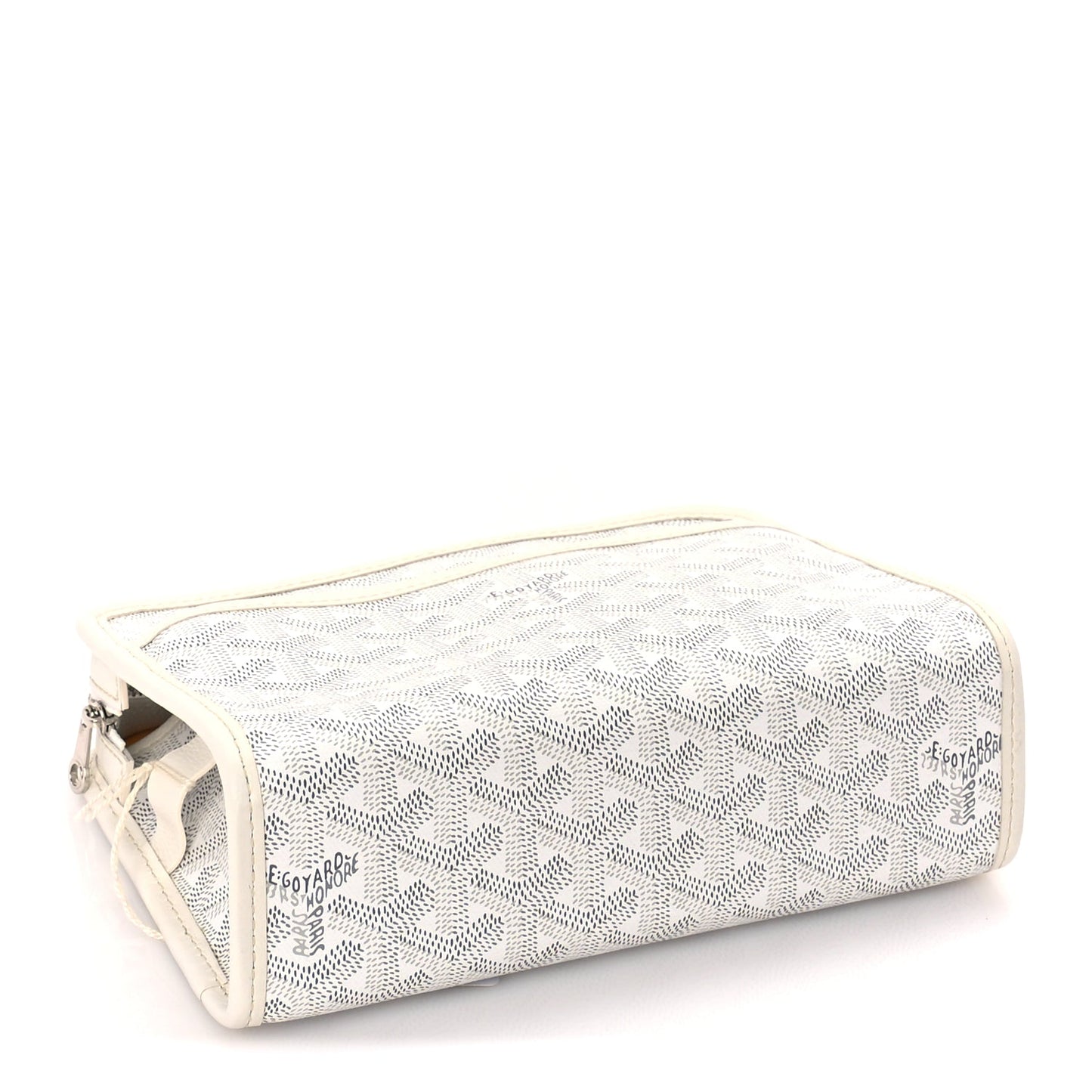 Goyard Goyardine Jouvence PM Toiletry Pouch White
