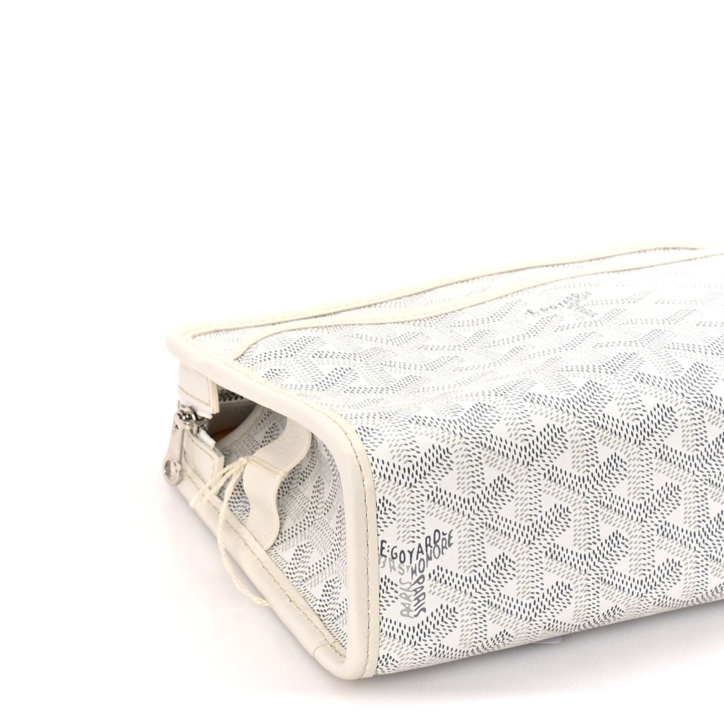 Goyard Goyardine Jouvence PM Toiletry Pouch White