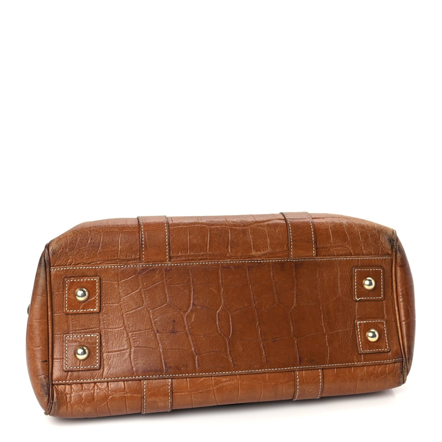 Mulberry Crocodile Embossed Bayswater Oak