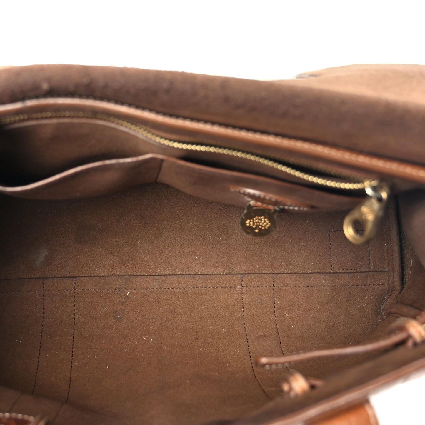 Mulberry Crocodile Embossed Bayswater Oak