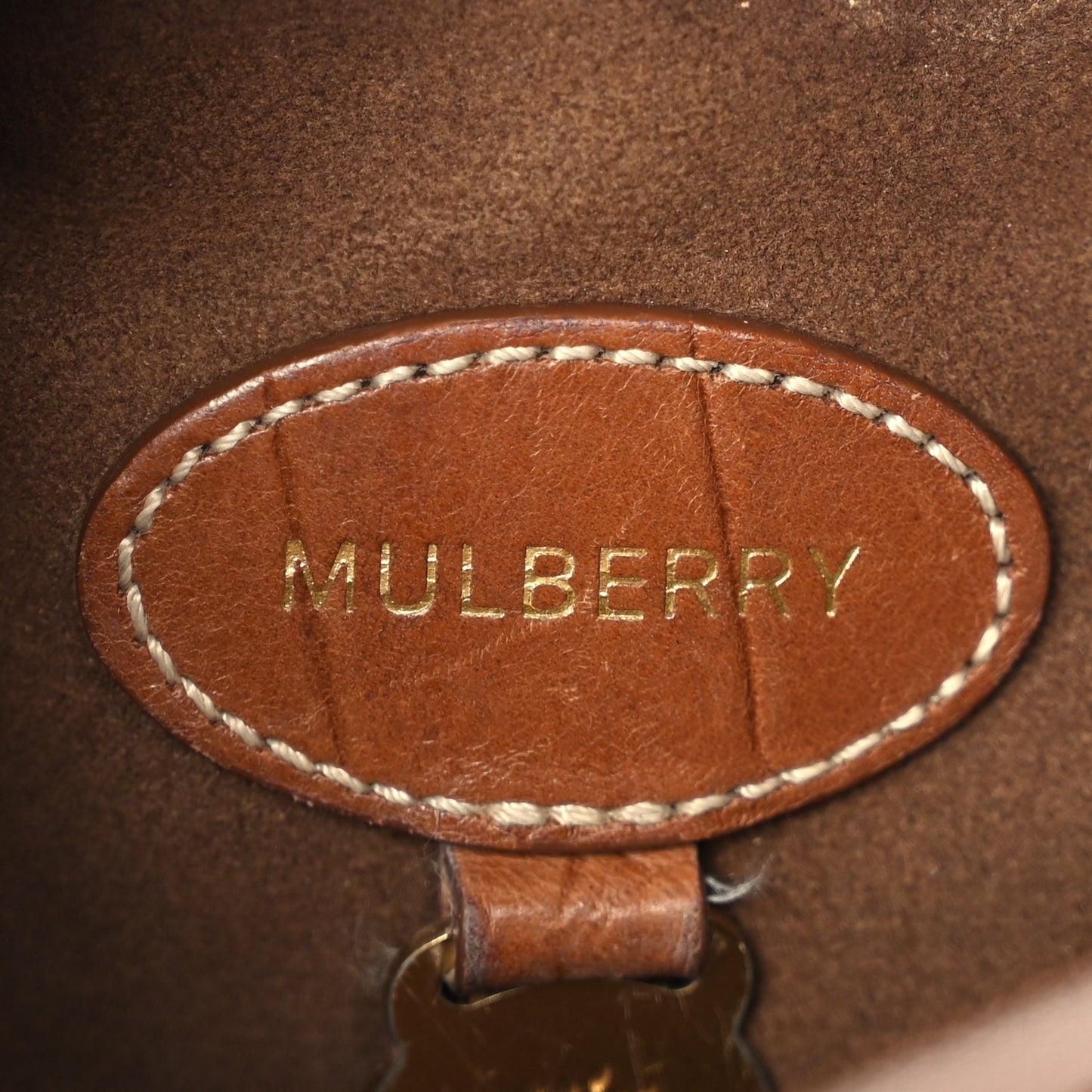 Mulberry Crocodile Embossed Bayswater Oak