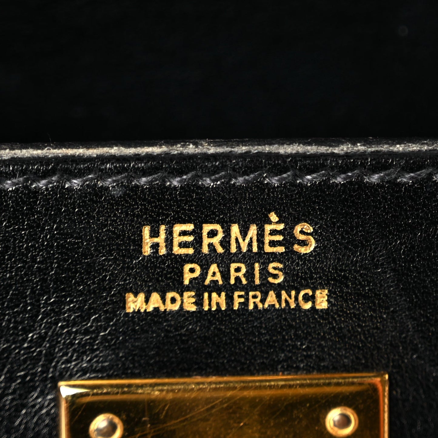 Hermes Box Kelly Retourne 32 Black