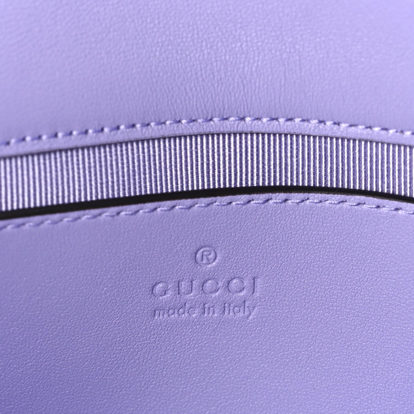 Gucci Lambskin Matelasse Small GG Marmont Shoulder Bag Lilac