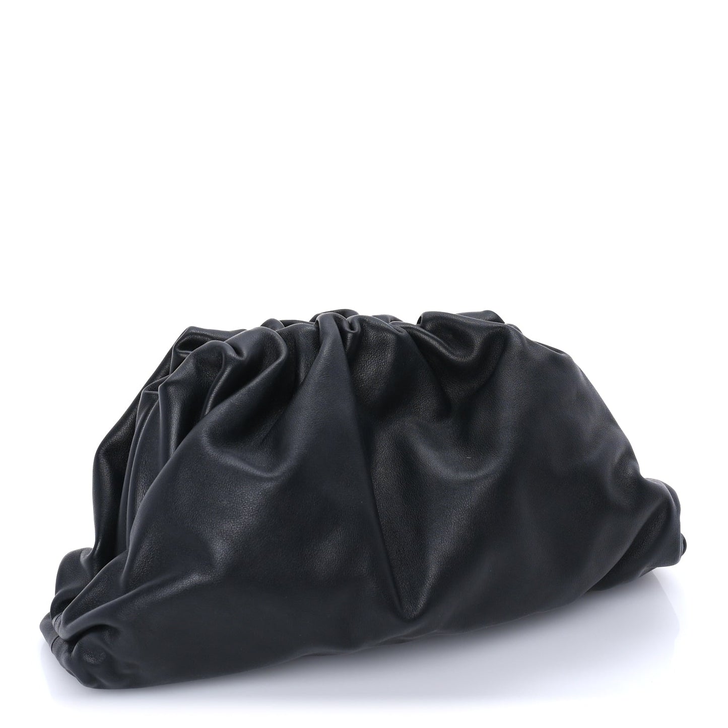 Bottega Veneta Smooth Butter Calf Teen Pouch Black