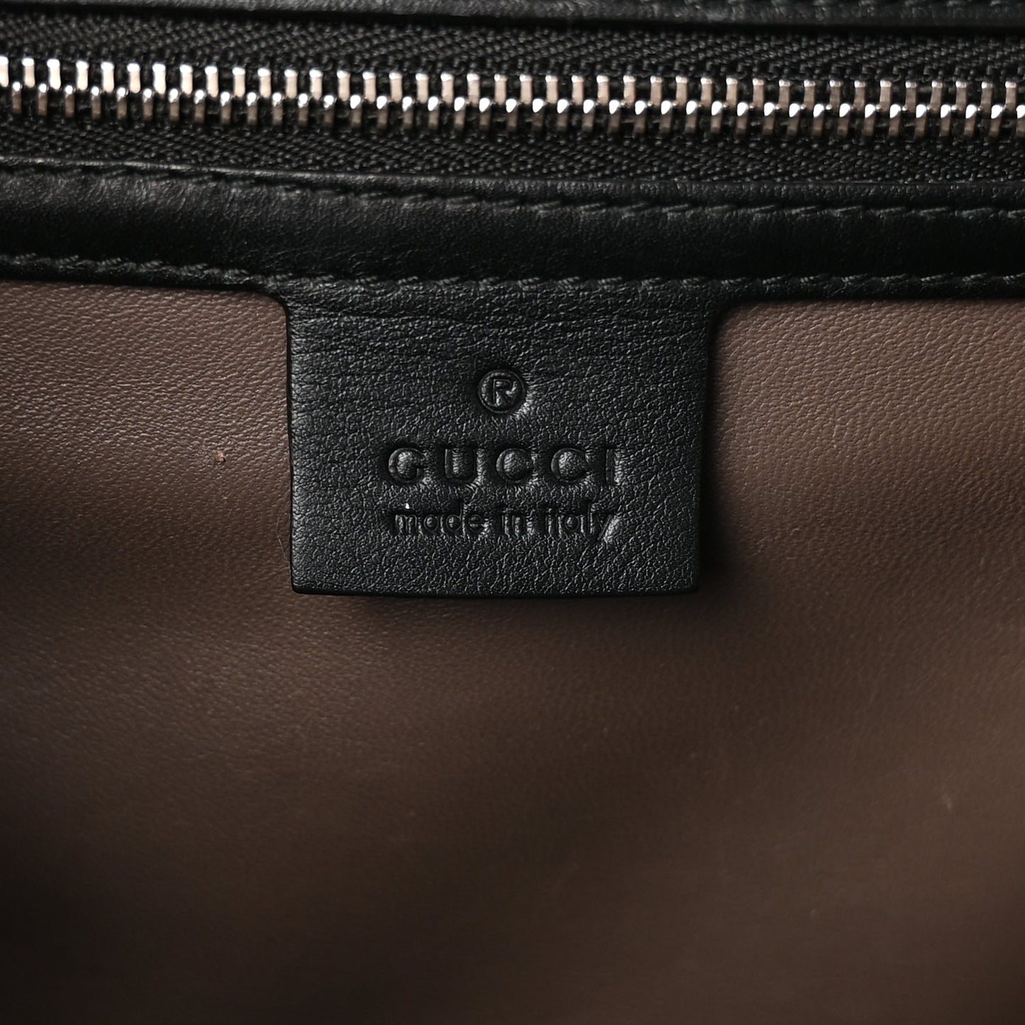 Gucci Moon Calfskin Medium Interlocking G Shoulder Bag  Black