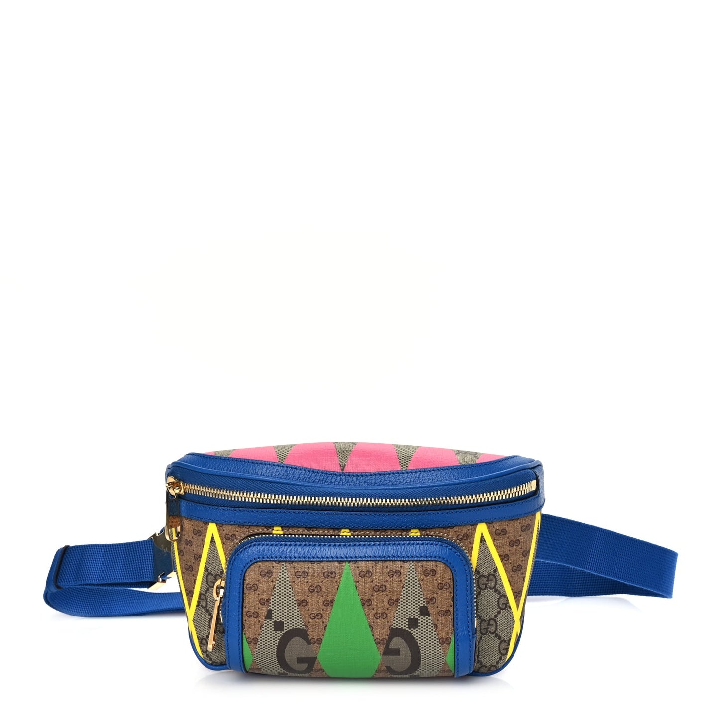 Gucci GG Supreme Monogram Rhombus Belt Bag Multicolour