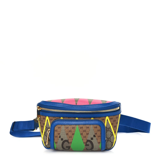 Gucci GG Supreme Monogram Rhombus Belt Bag Multicolour