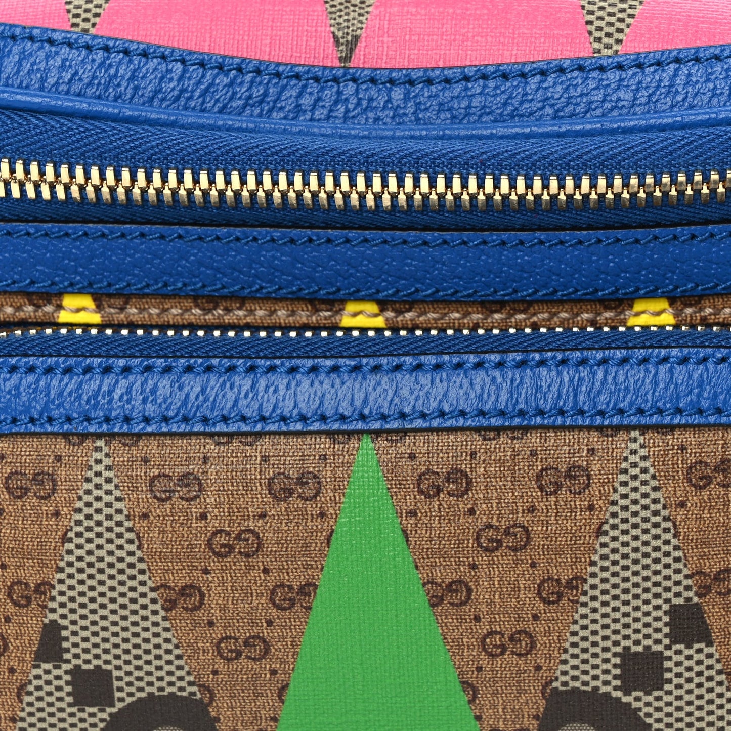 Gucci GG Supreme Monogram Rhombus Belt Bag Multicolour