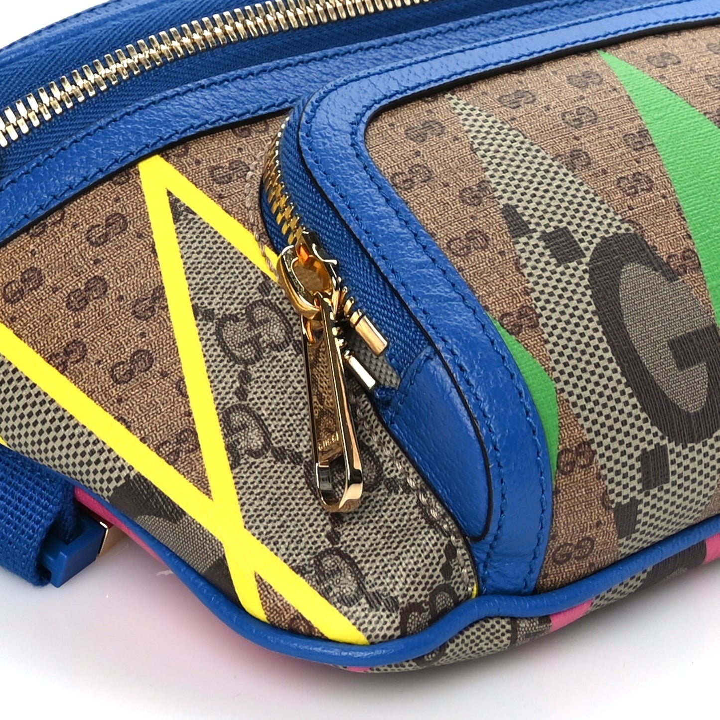 Gucci GG Supreme Monogram Rhombus Belt Bag Multicolour