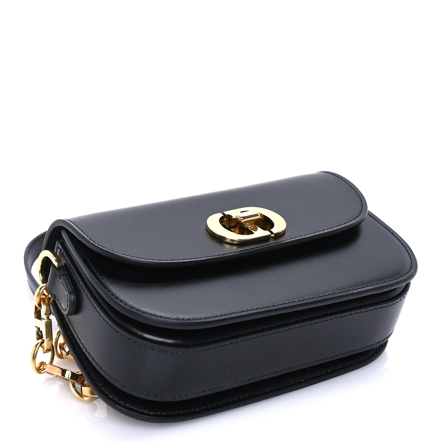 Christian Dior Box Calfskin 30 Montaigne Small Avenue Bag  Black