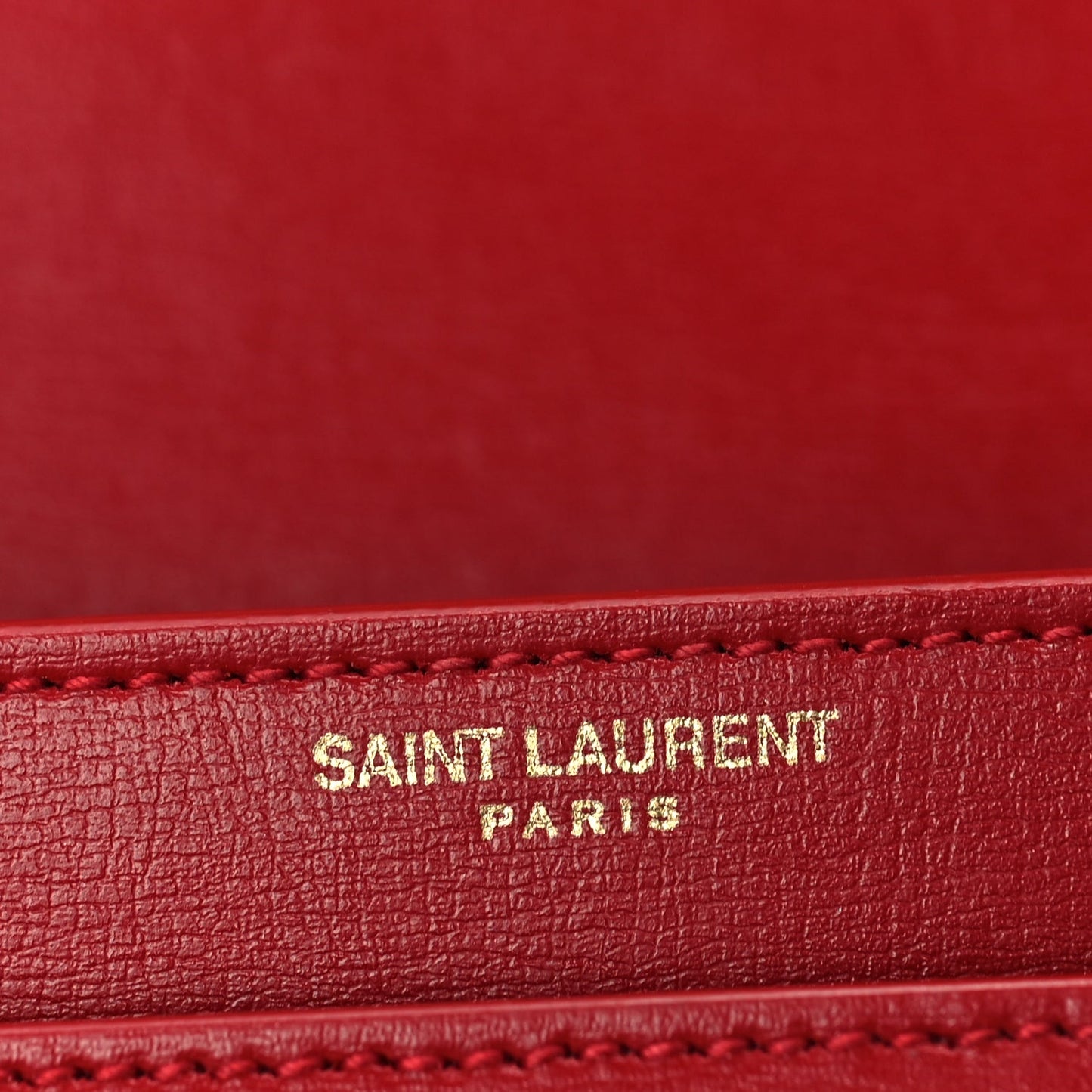 Saint Laurent Calfskin Medium Monogram Sunset Rouge Eros