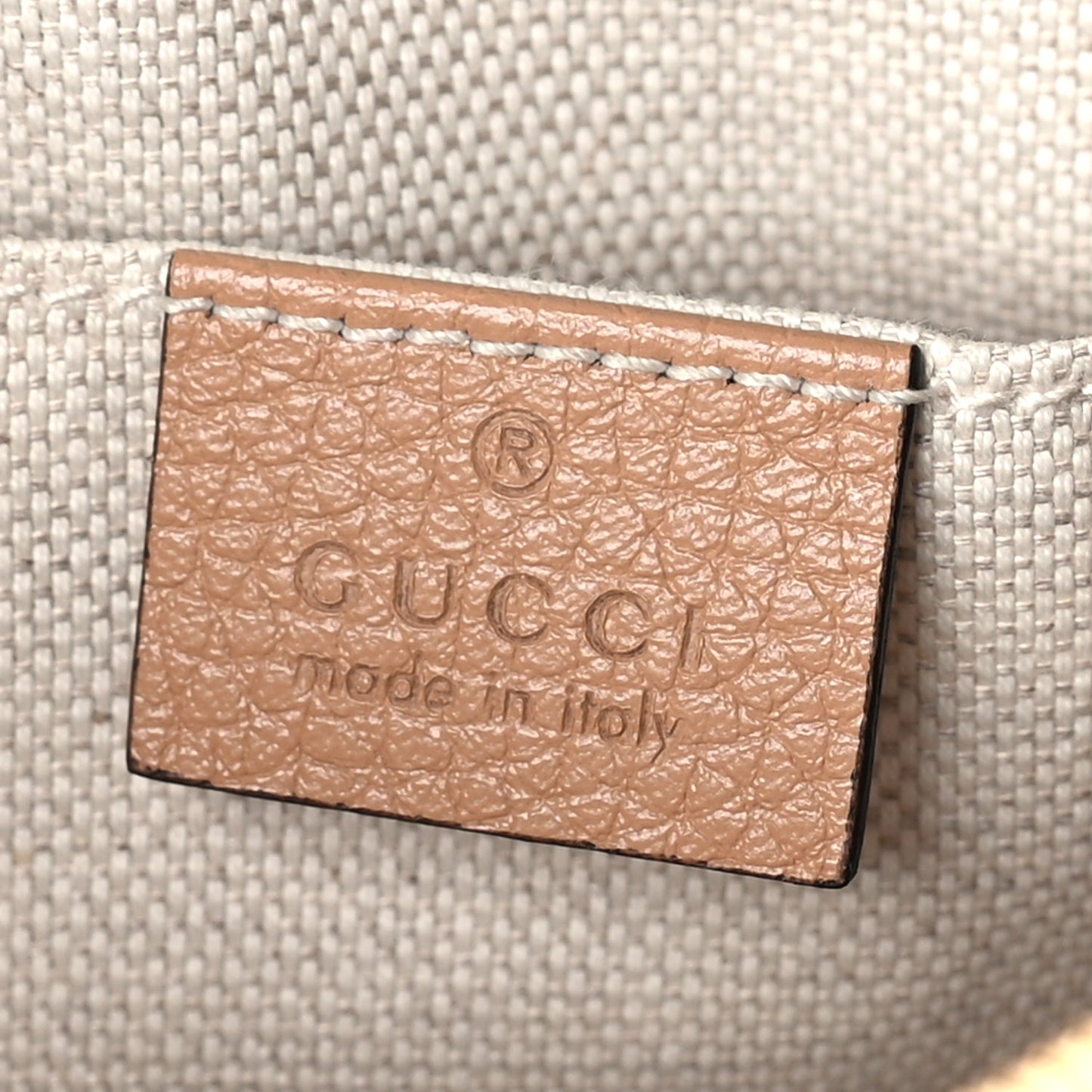 Gucci Pebbled Calfskin Small Soho Disco Bag Rose Beige