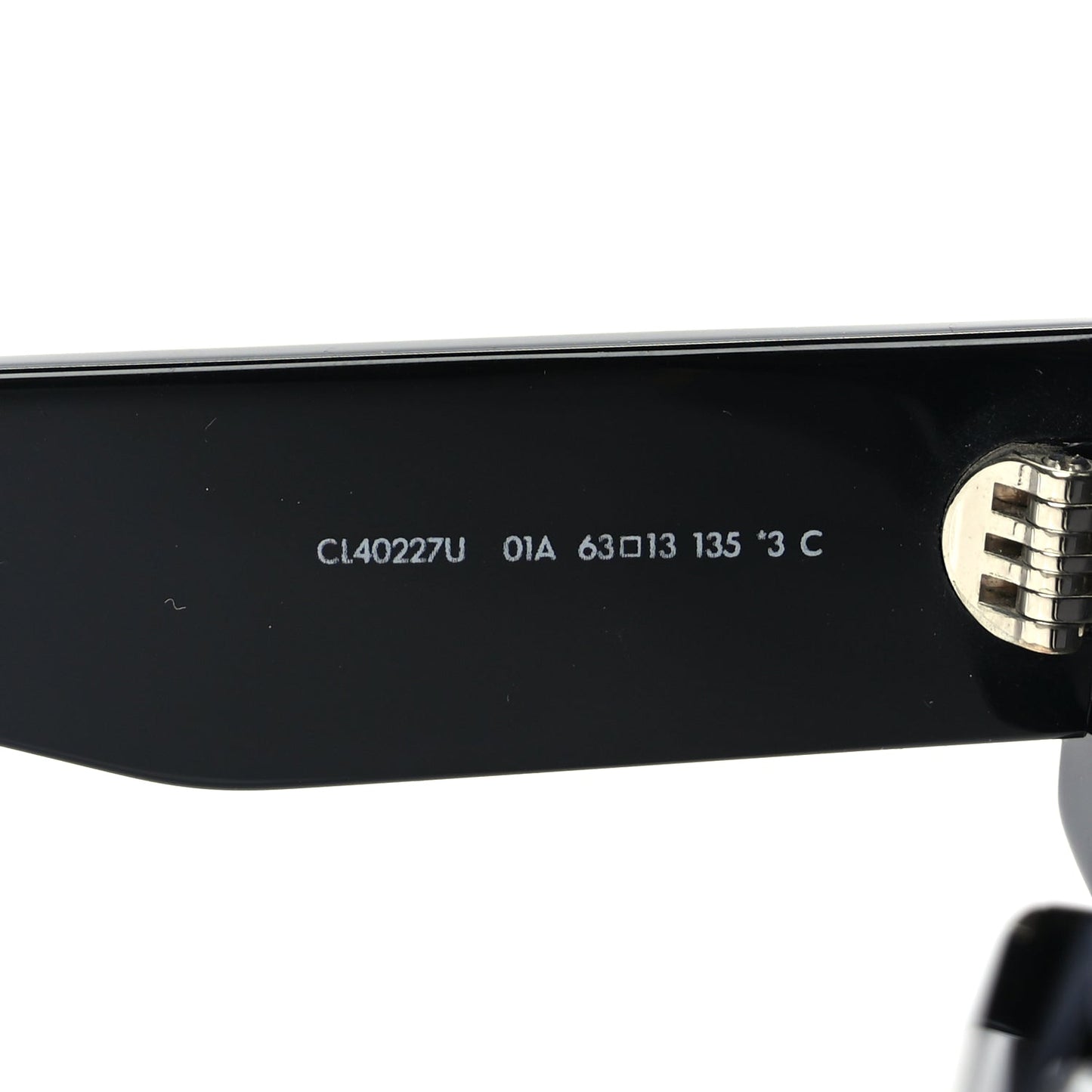 Celine Acetate Triomphe Sunglasses CL40227U Black