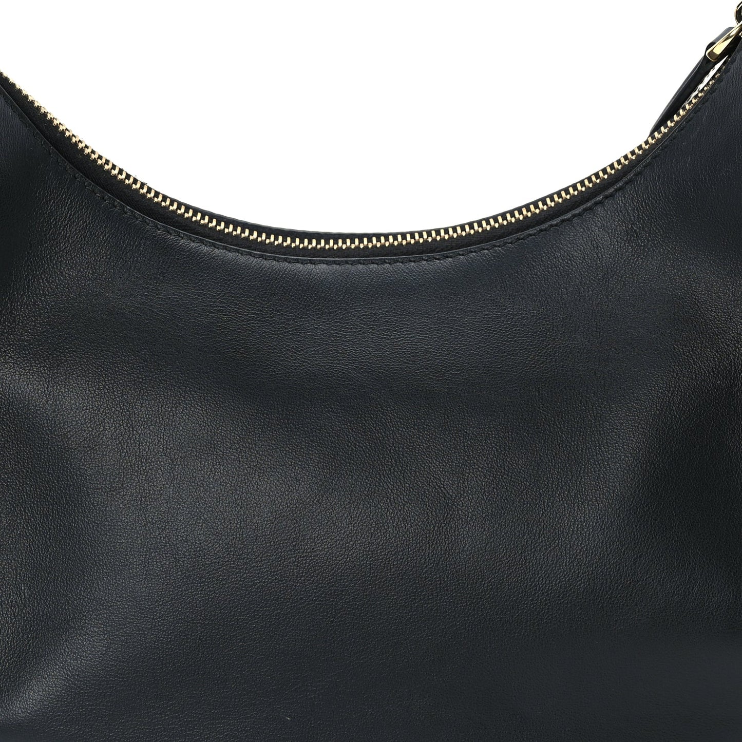 Fendi Vitello Grace Matte Small Fendigraphy Hobo Bag  Black