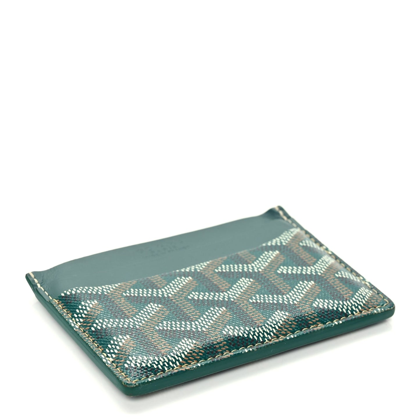 Goyard Goyardine Saint Sulpice Card Holder Green