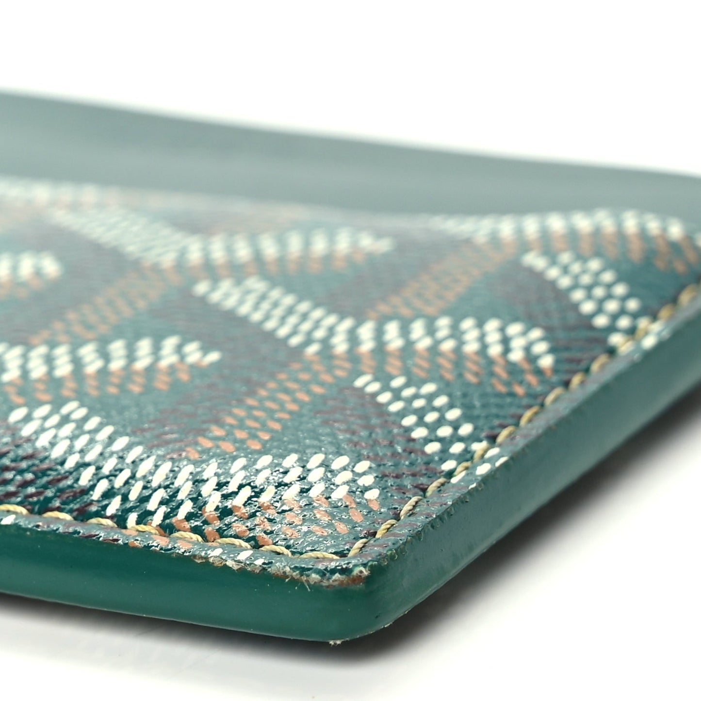 Goyard Goyardine Saint Sulpice Card Holder Green