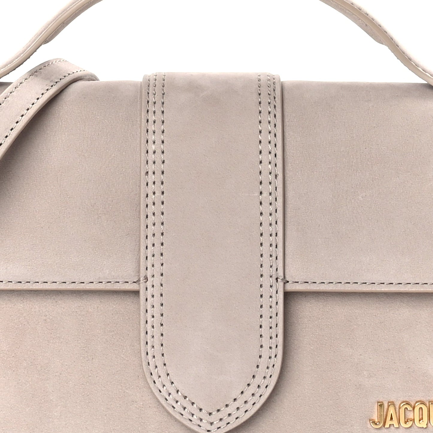Jacquemus Nubuck Le Grand Bambino Dark Beige