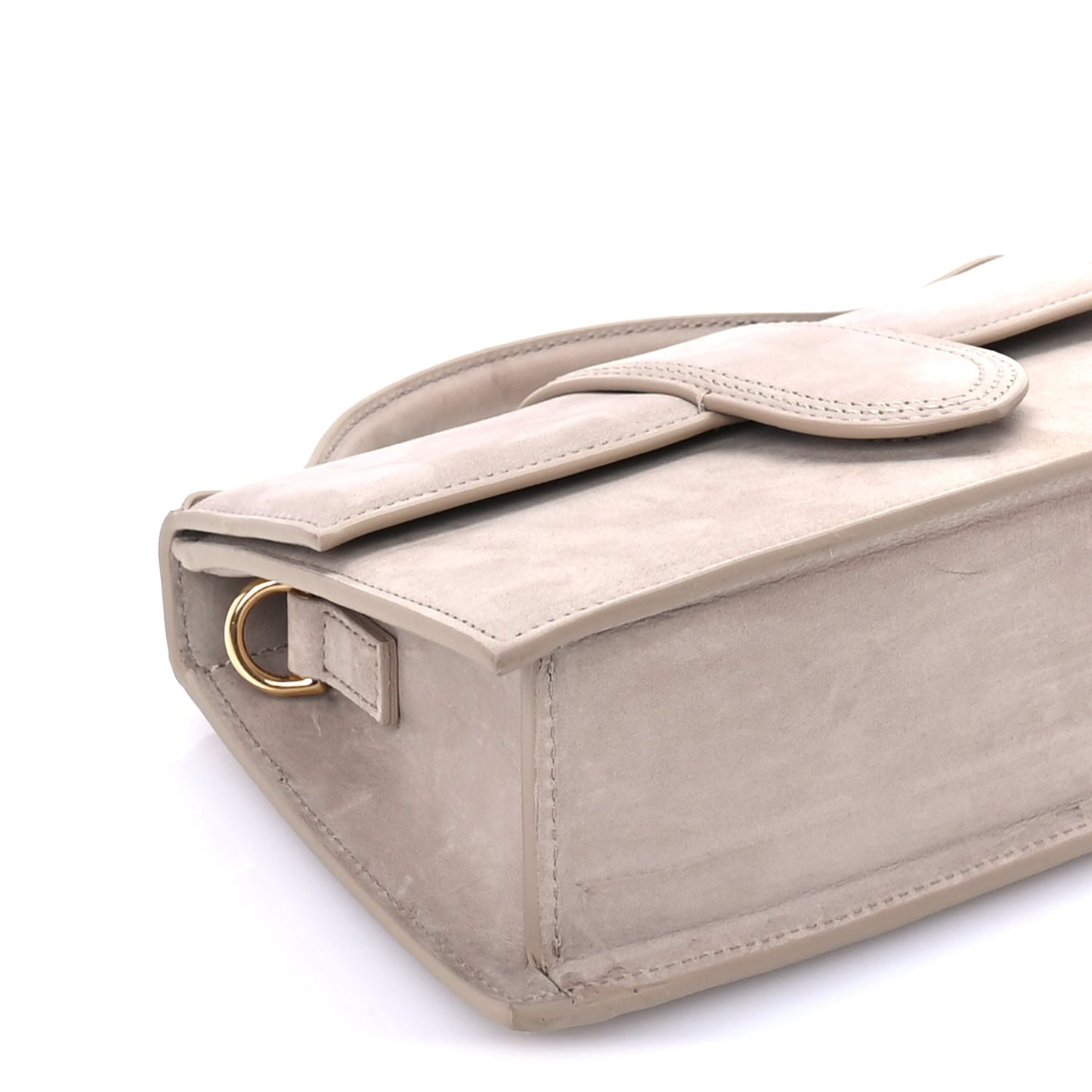 Jacquemus Nubuck Le Grand Bambino Dark Beige