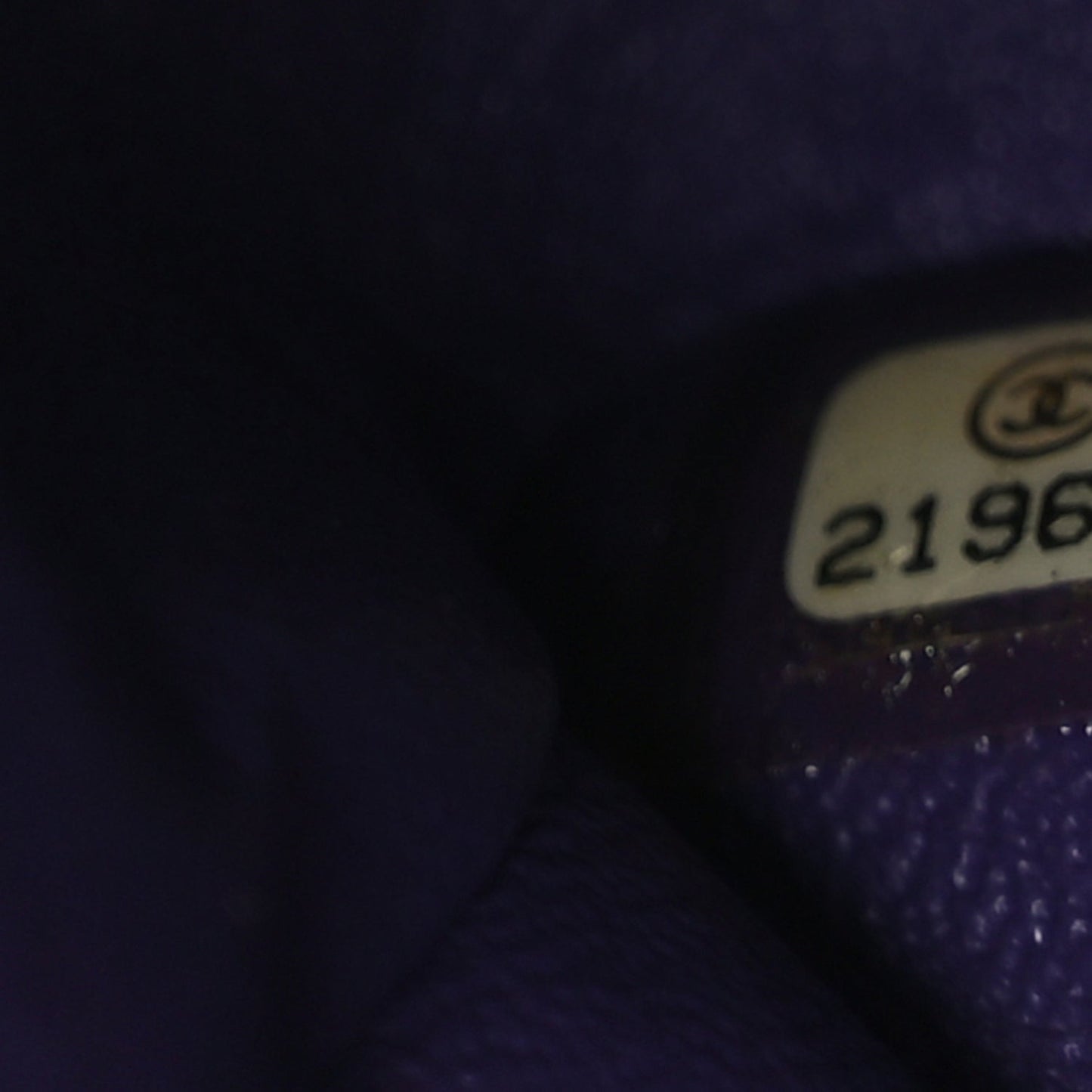 Chanel Lambskin Quilted Mini Rectangular Flap  Purple